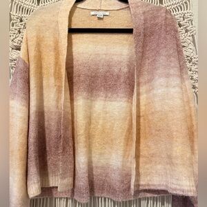 American Eagle Outfitters Super Soft Ombre Sunset Knit Cardigan Oversized XS